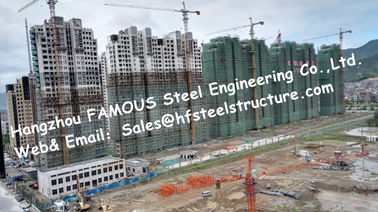 จีน Prefab Modular Architecture โครงอาคารโครงเหล็กหลายชั้นโครงการอพาร์ทเมนท์ ผู้ผลิต
