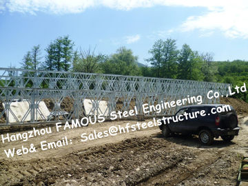 ประเทศจีน Steel Fabricator ซัพพลายสำเร็จรูปเหล็กโครงสร้าง Bailey ของสะพานเสริมเหล็ก Q345 ผู้ผลิต
