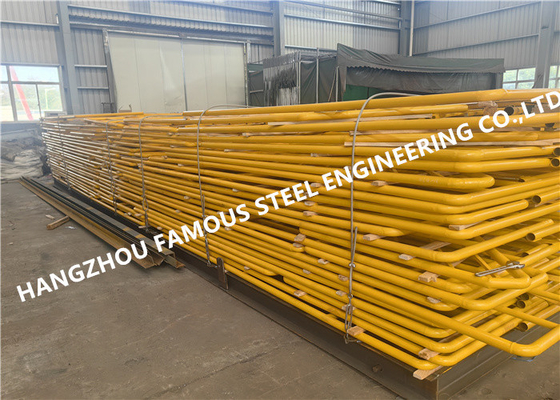 จีน สี Q235b เหล็กโครงสร้างการจัดการ Fence Fabrications ระบบรอบ ๆ ผู้ผลิต