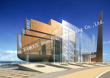 จีน อลูมิเนียมกรอบสองชั้นกระจกม่านผนังเพื่อฉนวนกันความร้อนระบบโครงสร้างอาคารเหล็ก ผู้ผลิต
