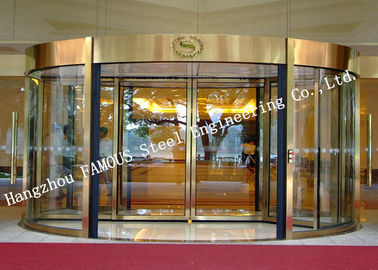จีน ประตูกระจกหันหน้าไปทางไฟฟ้าที่ทันสมัยสำหรับโรงแรมหรือห้างสรรพสินค้าล็อบบี้ ผู้ผลิต