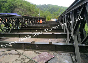 จีน Steel Fabricator โครงสร้างเหล็กสำเร็จรูป Bailey Bridge ของเหล็กเสริม Q345 ผู้ผลิต