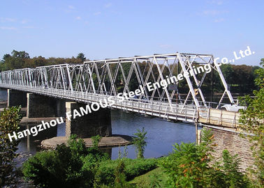 จีน Bailey สะพานเหล็กชุบสังกะสีแบบชั่วคราวประสิทธิภาพสูงที่มีความสามารถรับน้ำหนักมาก ผู้ผลิต