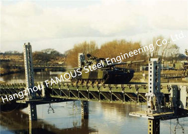 จีน โมเดิร์นออกแบบสไตล์ทหารโครงสร้างเหล็กชั่วคราวทหารเบลีย์สะพานสำหรับการใช้งานกองทัพ ผู้ผลิต