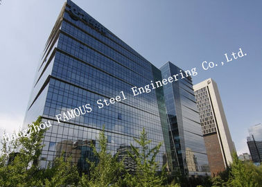 จีน อลูมิเนียมเฟรมฉนวนผนังกระจกสองชั้นสำหรับอาคารสำนักงาน ผู้ผลิต