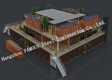 จีน บ้านสำเร็จรูปตู้คอนเทนเนอร์ Modular แบบกำหนดเองสำหรับศูนย์การค้าหรือร้านกาแฟ ผู้ผลิต