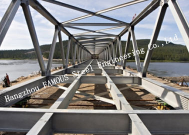 จีน สำเร็จรูป Ba3535 โมดูลาร์เหล็กชุบสังกะสีเหล็ก Bailey Bridge สำหรับการก่อสร้างการจราจร ผู้ผลิต