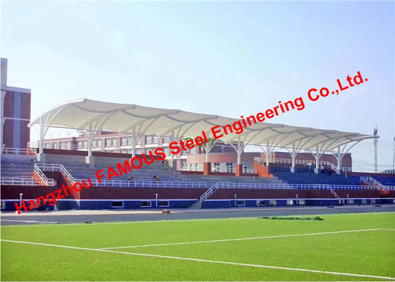 จีน การก่อสร้างสนามกีฬาโครงสร้างเมมเบรน PVDF ผ้าแรงดึงสูง ผู้ผลิต