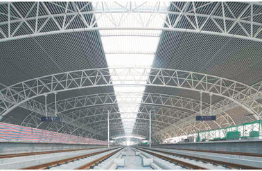 จีน สำเร็จรูปอาคารอุตสาหกรรมเหล็กเส้นสมัยใหม่สถานีรถไฟใต้ดิน Truss ผู้ผลิต