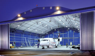จีน Longevous Roof Systems Steel Aircraft Hangar Buildings โครงสร้างท่อเหล็กก่อสร้าง ผู้ผลิต