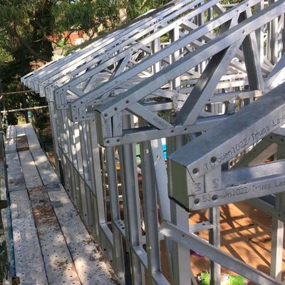 จีน Q235b Light Gauge Steel Frame House การก่อสร้างที่อยู่อาศัยด้วย Nz Standard ผู้ผลิต