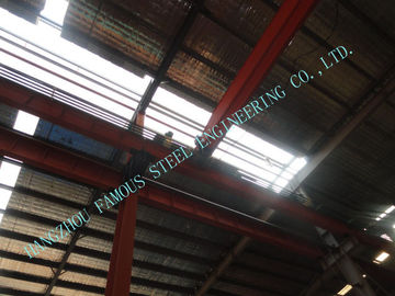 จีน Prefab อุตสาหกรรม 80 X 110 เหล็กกรอบอาคารคอลัมน์ปลั๊กแบบประกอบ / ลำแสง ผู้ผลิต