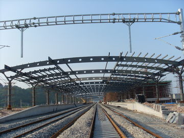 จีน ภาพวาดอาคารกันสนิมโครงสร้างอาคารสถานีรถไฟโครงสร้าง 2-4 ชั้น ผู้ผลิต