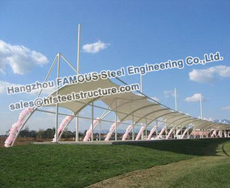 จีน เมมเบรนโครงสร้างอาคารพาณิชย์ด้วย PVC PVDF PTFE ผู้ผลิต