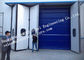 ประตูโรงรถอุตสาหกรรมอลูมิเนียม Aesthetic พับสำหรับคลังสินค้าติดตั้งง่าย ผู้ผลิต