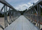 ทรีทเม้นต์ชุบผิวเหล็กชุบสังกะสีแบบถาวร 200 ชนิด Bailey Bridge Double Rows Bridge ผู้ผลิต
