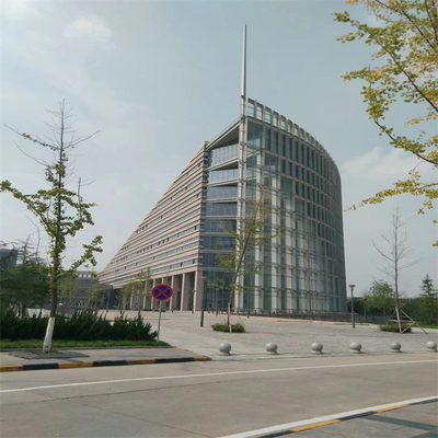 จีน สำนักงานห้องสมุดอาคารโครงสร้างเหล็กสำเร็จรูปมาตรฐาน ASTM หลายชั้นสูงหลายชั้น ผู้ผลิต