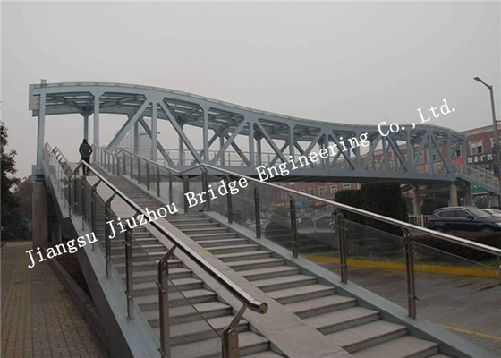 จีน โลหะอาคารเหล็กสะพานคนเดินเท้าทาสีแผงเบลีย์สำเร็จรูป ผู้ผลิต