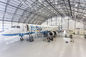 โรงเก็บเครื่องบินโครงสร้างเหล็กหุ้มฉนวนกันน้ำสำหรับใช้ส่วนตัว ผู้ผลิต
