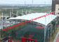ETFE PTFE เคลือบสนามกีฬาเมมเบรนโครงสร้างเหล็กผ้าหลังคา Truss Canopy America Europe Standard ผู้ผลิต