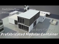 20ft Flat Pack Prefab Container House บ้านแบบจําลองที่รวบรวมง่าย