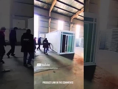 20ft Flat Pack Prefab Container House บ้านแบบจําลองที่รวบรวมง่าย