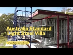 บ้านแบบโมดูล ลักชัวร์ สแตนเลสเบา วิลล่า โมเดิร์น Prefab แสง Guage สแตนเลส Studs